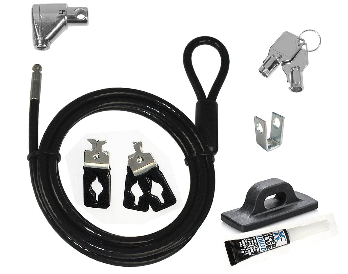 Lock Computer Station Desktop, Monitor, and Docking Station Lock Kit – Computer Security Products