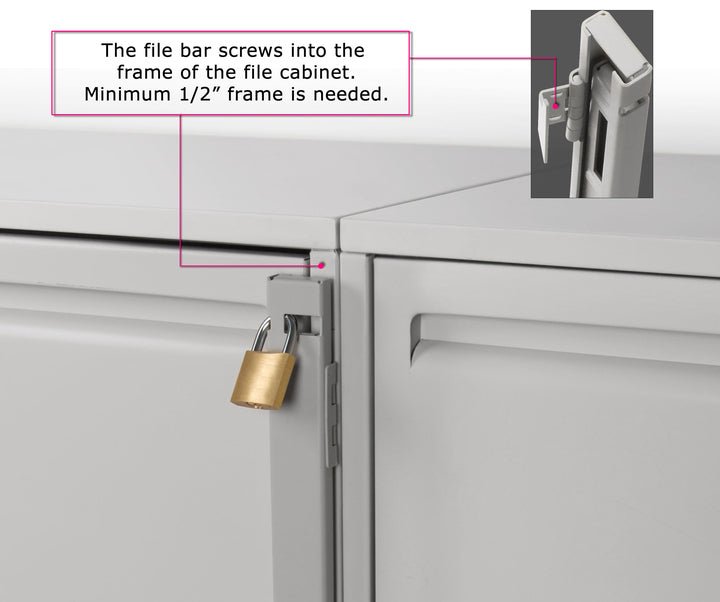 File Cabinet Locking Bars – Computer Security Products