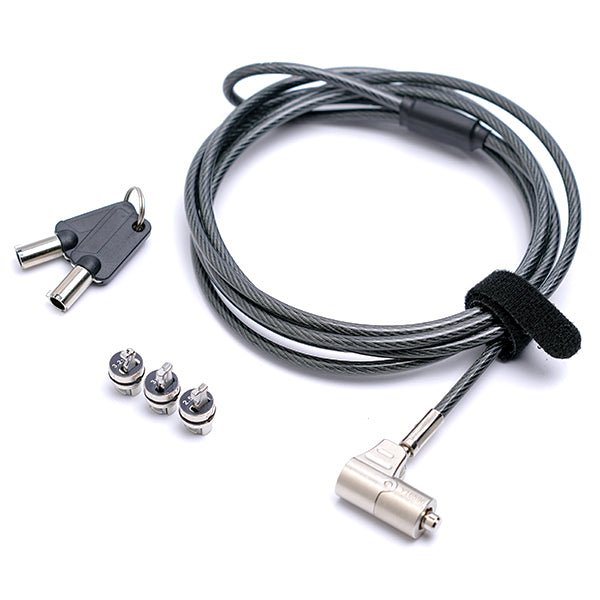 Universal Laptop Cable Lock. Fits standard, wedge, and nano slots ...