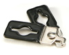 close-up of open scissor clip
